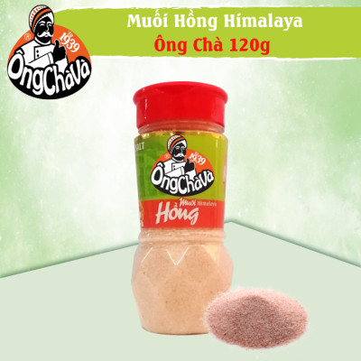 Hũ Muối Hồng Himalaya Ông Chà Và 120gram (Himalayan Pink Salt)