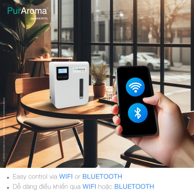 Máy Khuếch Tán Công Nghiệp PurAroma WPA 165G - Công Nghệ Nano Khuếch Tán Siêu Âm