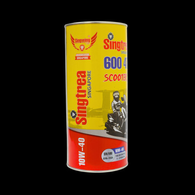 Dầu nhớt xe máy Singtrea 600 SCOOTER 4T 10W-40 SN/MB  0.8L dành cho xe tay ga