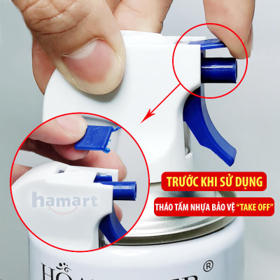 Chai Xịt Vệ Sinh Điều Hoà 520ML Khử Mùi Tạo Bọt Tẩy Rửa Vệ Sinh Dàn Máy Lạnh Quạt Làm Mát Tại Nhà Hiệu Quả - Hàng Chính Hãng