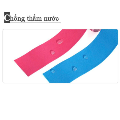 1 Cuộn 2,5cm x 5m Băng Keo Thể Thao Chất Thun Co Giãn Hỗ Trợ Cơ Bắp, Khớp (Kinesiology Tape) - Giao Màu Ngẫu Nhiên