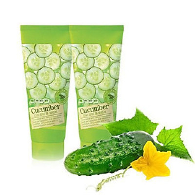 Sữa Rửa Mặt Dabo dưa leo Hàn Quốc - Cleanser 180ml sạch da, se khít lỗ chân lông ,mờ vết tàn nhang, giảm nếp nhăn