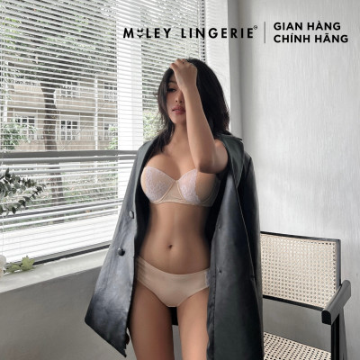 Bộ Áo Cúp Ngang và Quần Lót Nữ Thun Lạnh Miley Lingerie BRM0902_FMM0905
