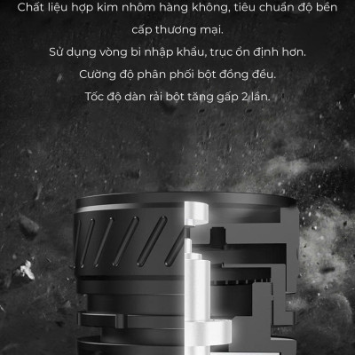 Combo dụng cụ pha espresso Diagonal line Series Feepie