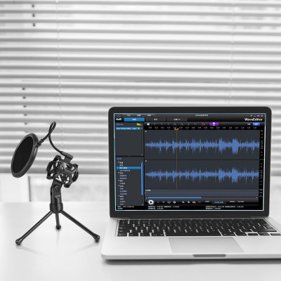 Giá đỡ micrô để bàn có thể tháo rời micrô gắn sốc & Lớp kép Yanmai