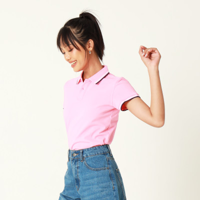 Áo Polo Nữ Dáng Ôm Slim Fit Vải Pique Cao Cấp Aaa Jeans