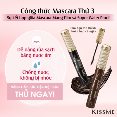Mascara Màng Film Nâng Cao Siêu Chống Trôi Giúp Nâng Cong Và Dài Mi Kissme Heroine Make (6 G)