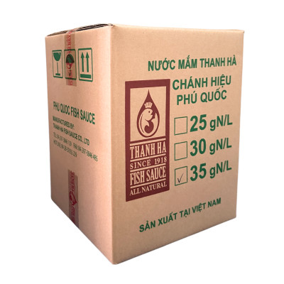 Nước mắm nhĩ chánh hiệu Phú Quốc Thanh Hà 35N-5 lít 