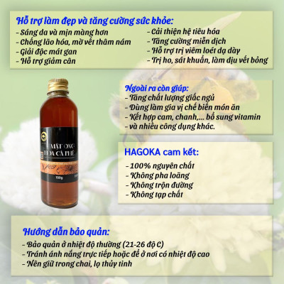 Mật ong nguyên chất hoa cà phê loại 150g (chai nhựa)