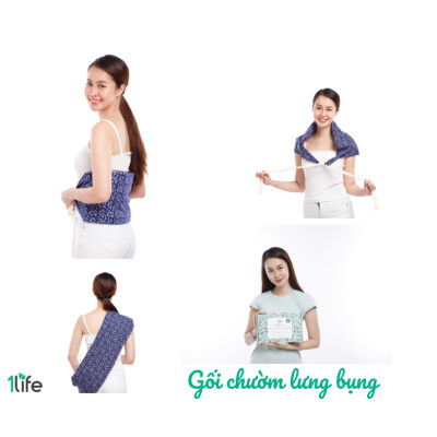 COMBO MẸ BẦU: GỐI CHƯỜM LƯNG, TÚI CHƯỜM KÍCH SỮA