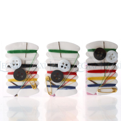 Bộ dụng cụ kim chỉ may vá quần áo mini, túi kim chỉ cá nhân mang đi du lịch, set bộ kim chỉ, nút, ghim