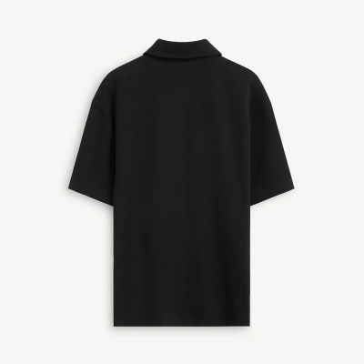 Áo polo tay ngắn nhãn trang trí . Form Loose (Rộng) - RT 10F24POL031 | ROUTINE CÀ MAU