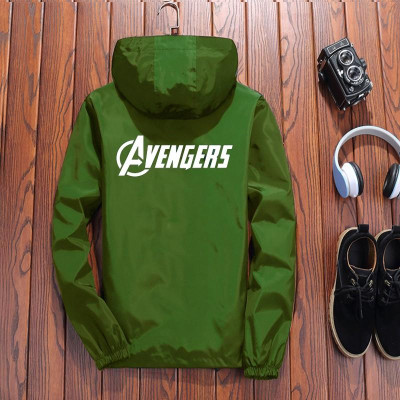 Áo khoác dù logo 2 lớp có nón 