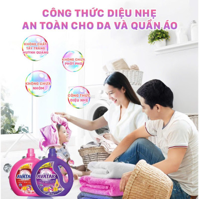 Combo 2 Nước Giặt Xả Hương Nước Hoa Avatar (02 Mùi Hương)