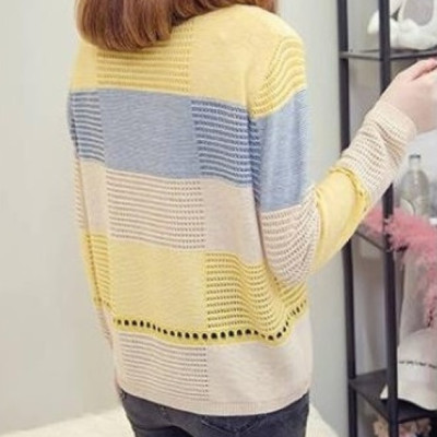 Áo len nữ phối màu trẻ trung Haint Boutique 07