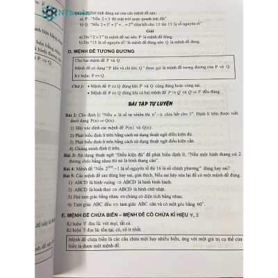 Sách Bồi dưỡng năng lực tự học Toán 10