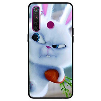 Ốp lưng dành cho Realme 6i mẫu Thỏ Trắng Nhăn Mặt