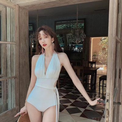 Bộ đồ bơi bikini liền thân nữ sexy quyến rũ kèm váy choàng - B.44