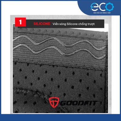 Băng gối thể thao GoodFit GF515K – 3 đai dán cố định, hỗ trợ khớp gối, tập gym, chạy bộ