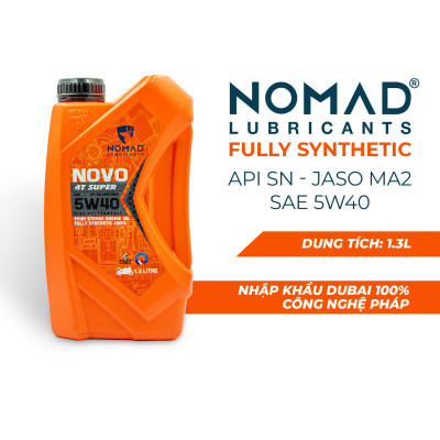Combo 3 Chai Nhớt 1.3L NOMAD 5W40 SN Tổng Hợp Toàn Phần Cho Saitria/Raider Nhập Khẩu Chính Hãng