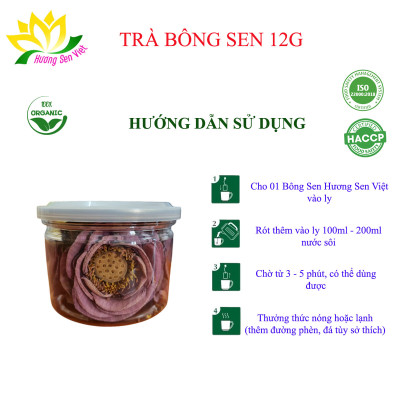 TRÀ BÔNG SEN HŨ 12G - HƯƠNG SEN VIỆT