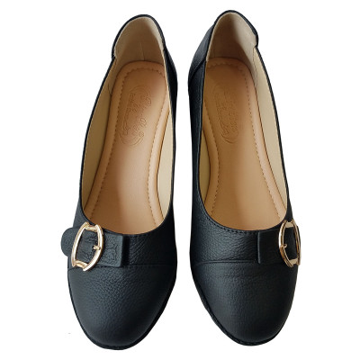 Giày Cao Gót Nữ BIGGBEN Da Bò Thật Cao 5 Phân GCG13