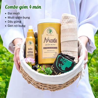 Bộ ở cữ căn bản Wonmom ( 1 Liệu trình giảm eo + 1 Cốt nghệ + 1 Kem nghệ tươi )