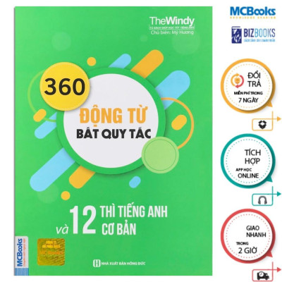 Sách - Tự Học Tiếng Anh Cấp Tốc Dành Cho Người Mới Bắt Đầu + 360 Động Từ Bất Quy Tắc + 12 Thì Tiếng Anh Cơ Bản - MCBooks