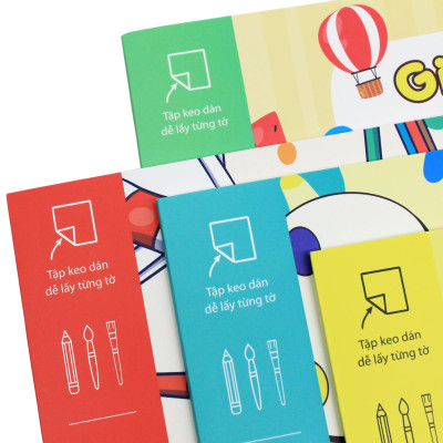 Tập Vẽ A4 - 40 Trang 120gsm - The Sun - Trang Trại Sắc Màu