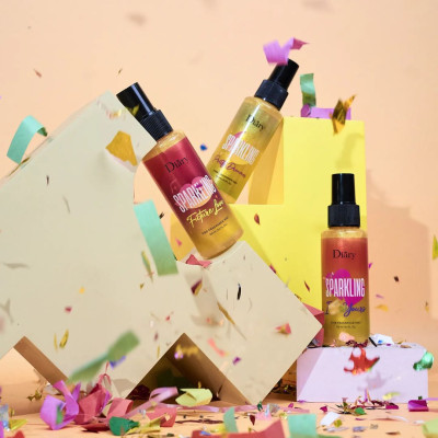 Xịt Body Mist Nhũ Kim Tuyến Diary Eau De Perfume Fine Mist (03 Mùi Hương)