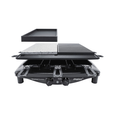 Bếp nướng điện 2 vùng STEBA RC 4 plus deluxe chrom Hàng chính hãng