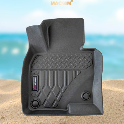 Thảm lót sàn xe ô tô Mazda CX5 2012-đến nay Nhãn hiệu Macsim chất liệu nhựa TPE cao cấp màu đen