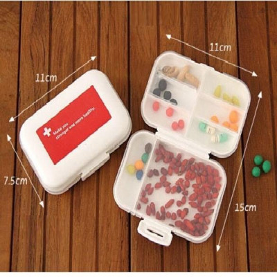 Hộp Chia Thuốc 8 Ngăn Mang Đi Du Lịch, Tiện Dụng, Nhỏ Gọn, Chắc Chắn, Giá Rẻ, Nhựa An Toàn Môi Trường. TakyHome 7123