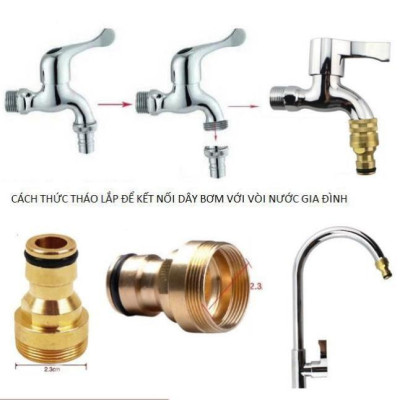  Bộ dây vòi xịt nước rửa xe, tưới cây . tăng áp 3 lần, loại 7m, 10m 206701 đầu đồng,cút đồng, + tặng đai