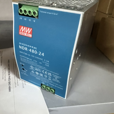 Nguồn Meanwell Din rail NDR-480-24 Hàng Nhập Khẩu