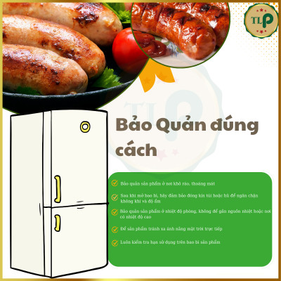 LẠP XƯỞNG HEO TÂN LỘC PHÁT COMBO 1KG - MỖI BỊCH 500G