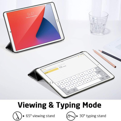 Bao da cho iPad Gen 8 10.2 2020 ESR Rebound Slim Smart Case - Hàng Nhập Khẩu