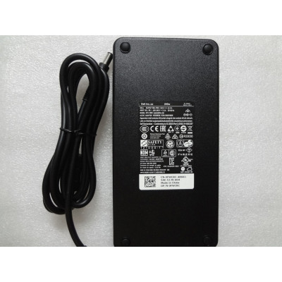 Adapter sạc laptop Dell 240w (19.5v-12,3A) Slim, kim to 7.4mm x 5.0mm dùng cho laptop Dell Alienware M14X, M15x, M17x, M17x R3, Dell Precision M4600, M4700, M6300, M6400, XPS L702X - Hàng chính hãng