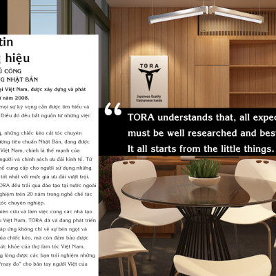 Kéo tỉa tóc TORA CR-316