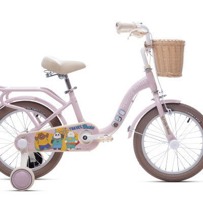 Xe đạp trẻ em Thống Nhất We Bare Bear Size 16 Phù hợp với bé từ 3 tuổi đến 7 tuổi - Tặng Chuông, đồ lắp xe