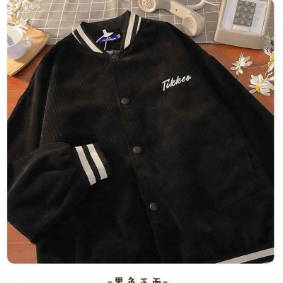  Áo khoác Bomber Nhung Gân Tikkeo Thêu Sắc Nét Đẹp Xinh - Chất Nhung Thoáng Mát Form rộng Unisex Nam Nữ Couple