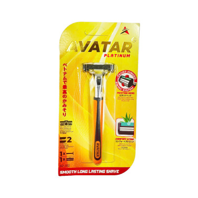 AVATAR Dao cạo râu 2 lưỡi, thay đầu (1 cây/vĩ)