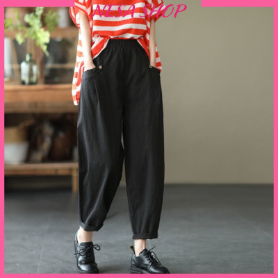 Quần ống rộng nữ, chất liệu Đũi cao cấp, phong cách Hàn Quốc, trẻ trung, thoải mái NeSa Shop QKH.56