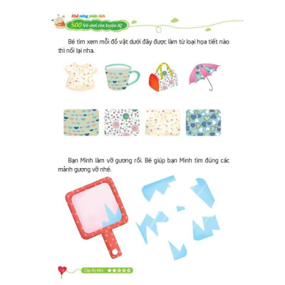 Sách - 500 Trò Chơi Rèn Luyện IQ  Cho Trẻ 4 - 10 Tuổi - Khả Năng Phân Tích - Minh Thắng
