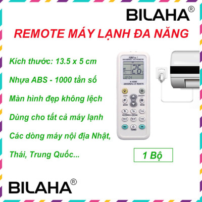 Điều khiển remote tất cả máy lạnh thay thế remote cũ nội địa Nhật, Thái Lan, Việt Nam (có hàng sẵn) (Hàng Chính Hãng)
