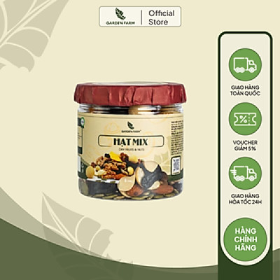 Hạt dinh dưỡng mix GARDEN FARM Hũ 500g