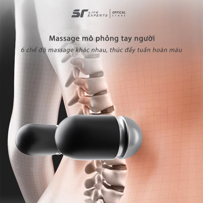 Combo Gối Tựa Đầu Và Tựa Lưng Ô Tô Tích Hợp Massage Chườm Nóng Gối Tựa Cao Su Non, Giảm Đau Mỏi Cổ Vai Cột Sống - Sairui