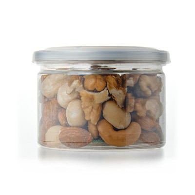 Mix 4 Hạt Dinh Dưỡng Nhập Khẩu(Nhân Óc Chó Mỹ + Hạnh Nhân Mỹ + Macca Úc + Hạt Điều A+ ) - Hũ Nắp Nhôm 120g - Hạt Dinh Dưỡng Cao Cấp FAMINUTS