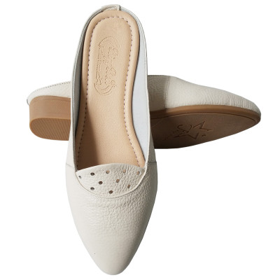 Dép Sục Nữ Da Bò Thật BIGGBEN Cao 3 phân SBN53