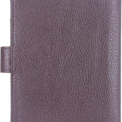 Ví đựng Passport Huy Hoàng bấm nút màu nâu-HT9109